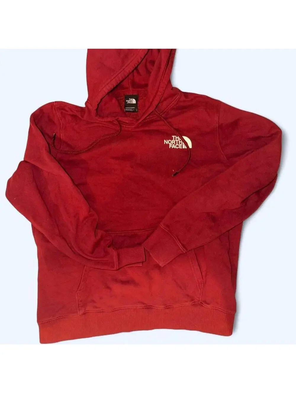 The North Face Men's Burgundy and Red Hoody
